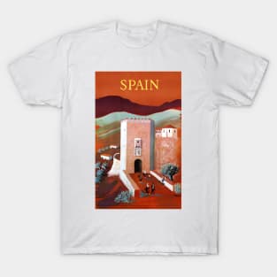 Vintage Travel Poster Spain T-Shirt